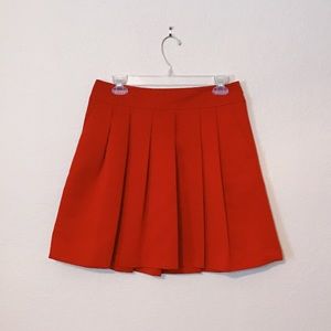 Red Ann Taylor skirt